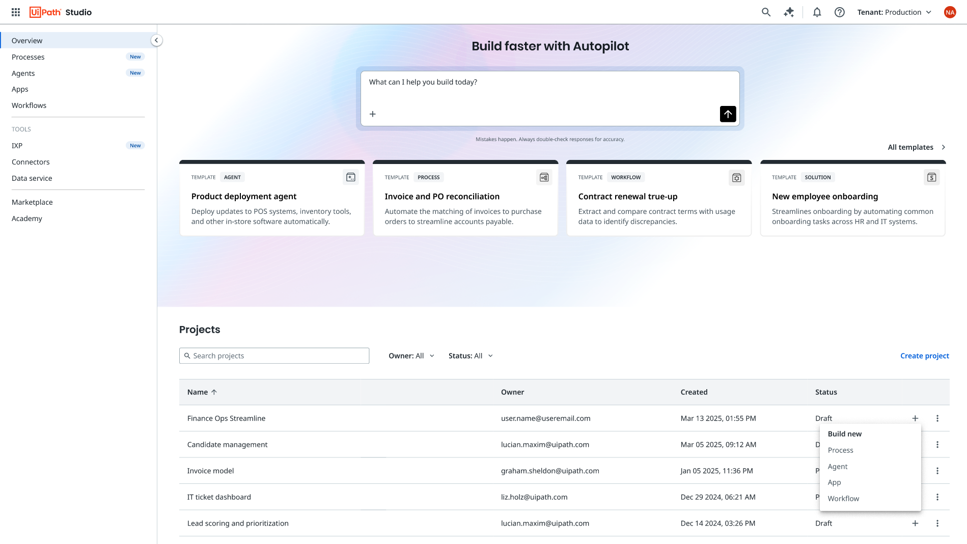 UiPath Studio interface