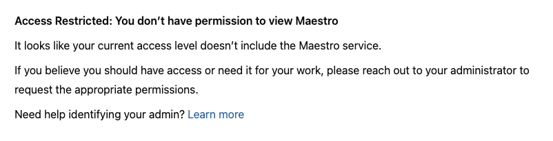 Generic AI access-restricted message — wordy and title-cased