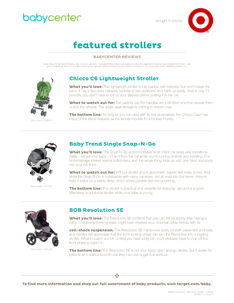 How to buy strollers — full guide first page